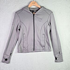 Harley Davidson Softshell Hoodie Jacket Gunmetal Gray S Performance Fit
